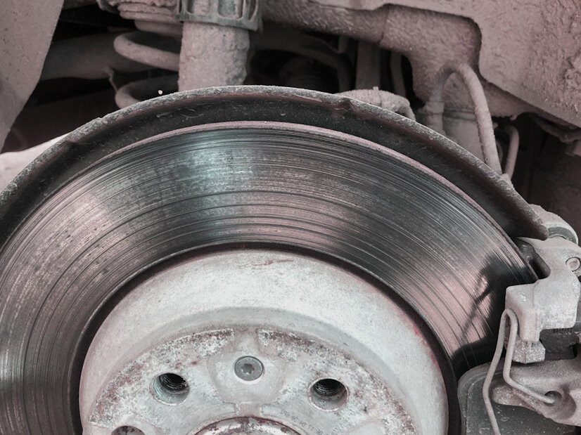 Изношенный диск. 