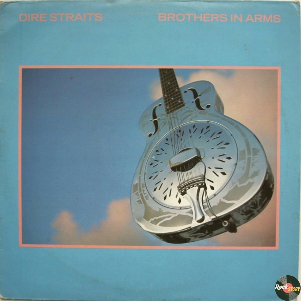На фотографии: обложка альбома Brothers In Arms группы  Dire Straits