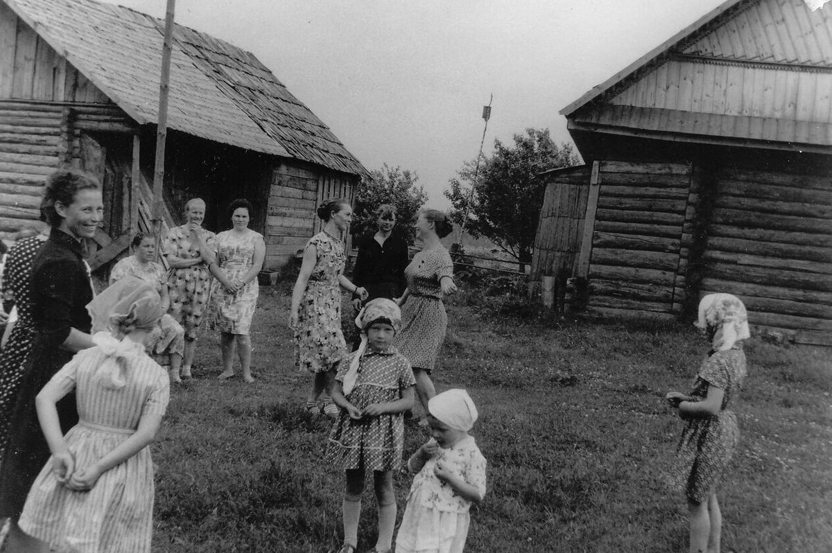 Подмосковье 1950-х в цвете Деревенские фотографии, Исторические фотографии, Прос