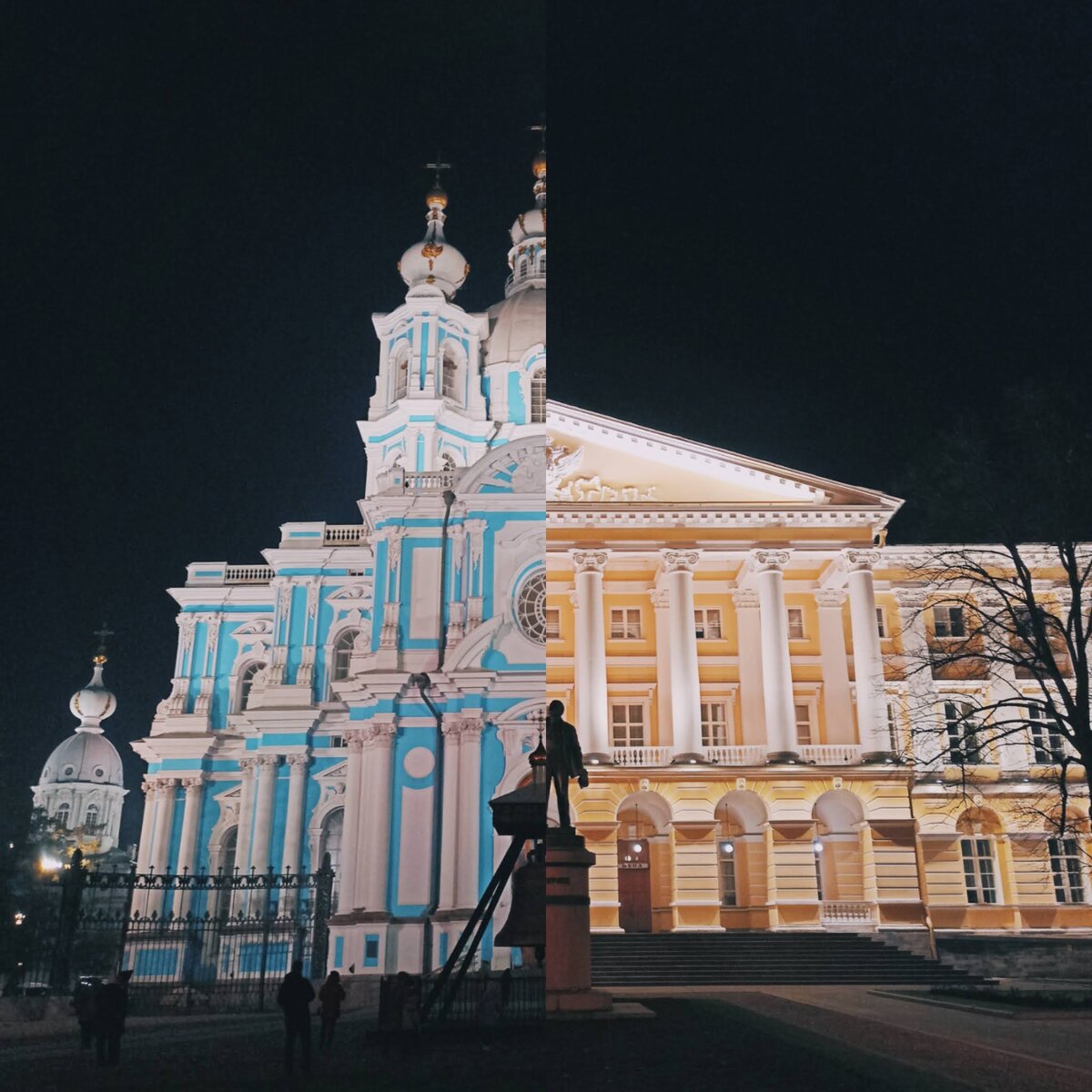 Смольный дворец санкт петербург фото Смольный собор, Санкт-Петербург "Дойти до Смольного 2,5 км. Подъем на колоко