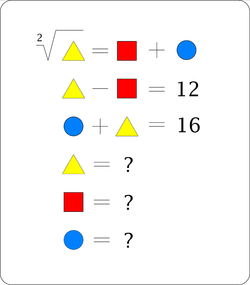 Тренируем устный счёт. Математическая головоломка с квадратным корнем |  Реальные Игры | Головоломки | Дзен