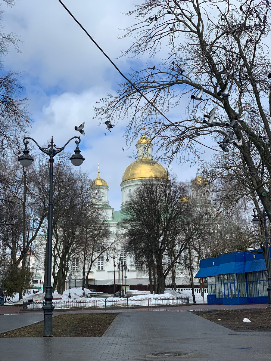 Спасский собор, здание справа – кафе «Парус»