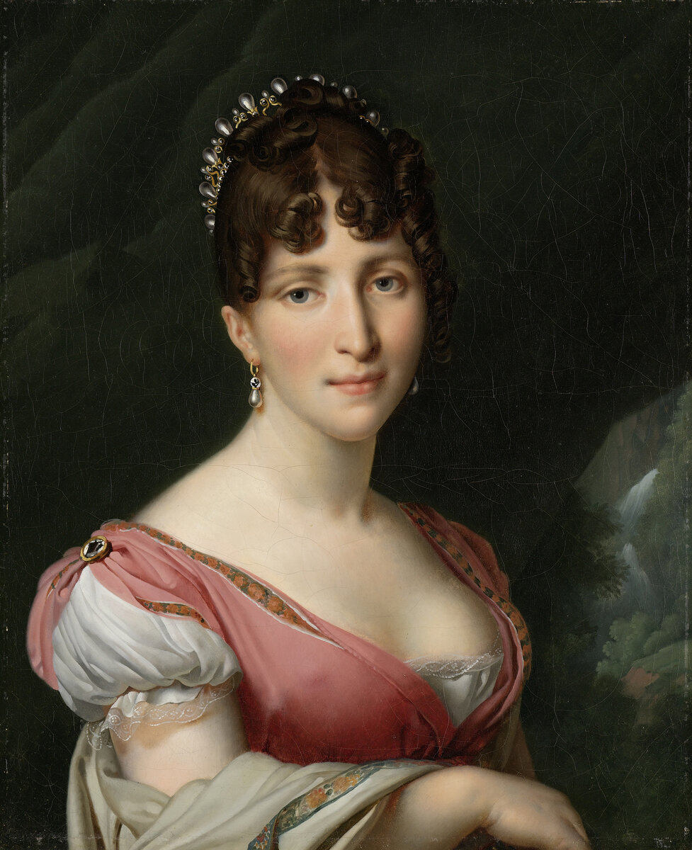 Его мама. Гортензия Богарне Бонапарт. Anne Louis Girodet-Trioson. http://www.rijksmuseum.nl/collectie/SK-A-4943 