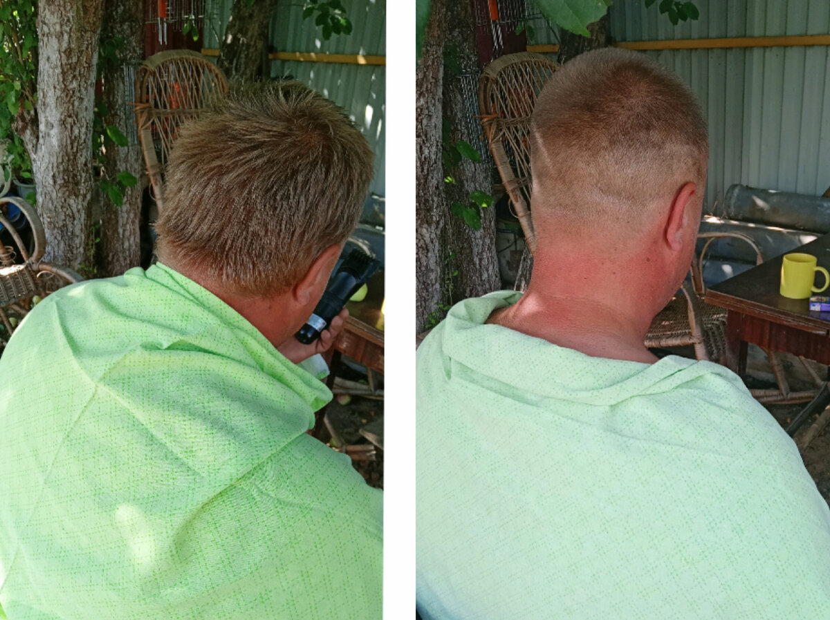 Фото автора ( до и после)