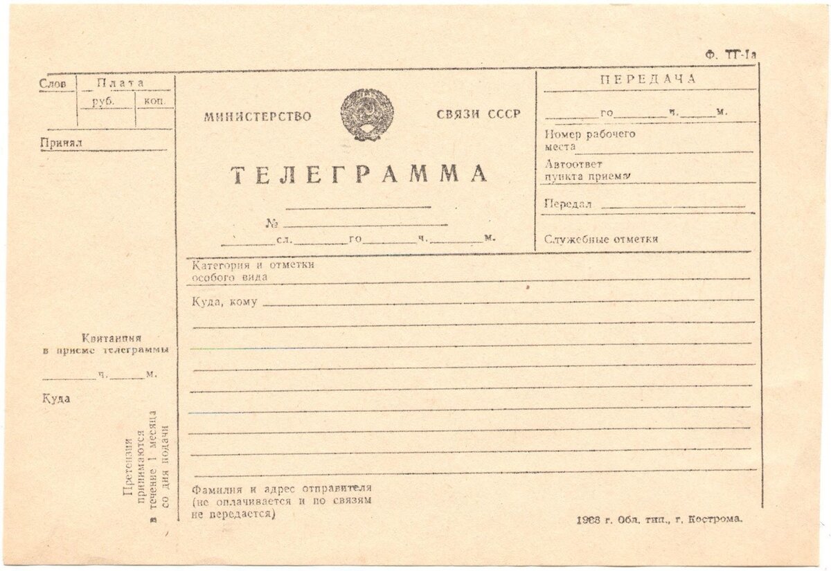 Телеграмма. Телеграмма шаблон. Телеграфный лист. Бланк телеграммы из 90х.