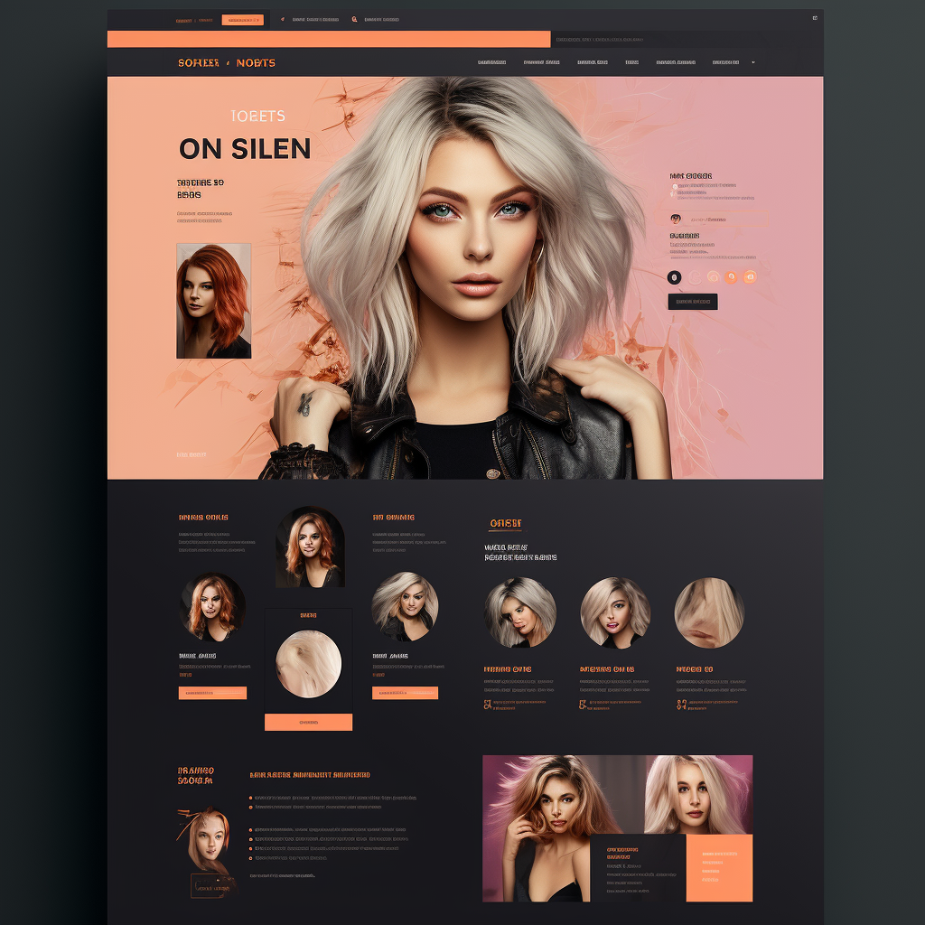 Создать сайт для парикмахерской, дизайн, идеи. Профессиональные советы.