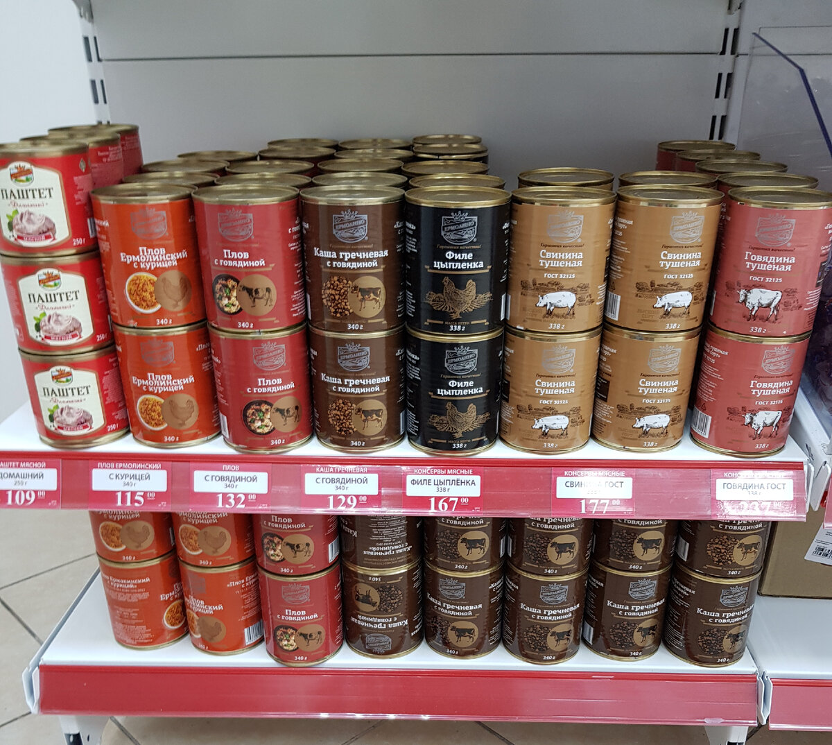 консервы ермолино