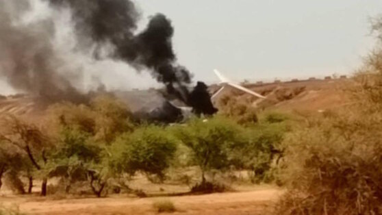    СМИ: самолет Ил-76 потерпел крушение и загорелся на северо-востоке Мали Богдан Герцен