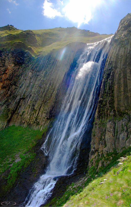 Водопад девичьи косы Кабардино Балкария