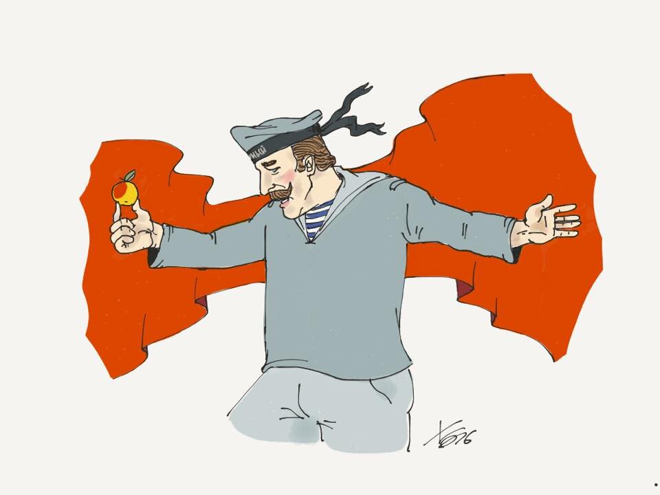 Автор рисунка Хасан Бахаев