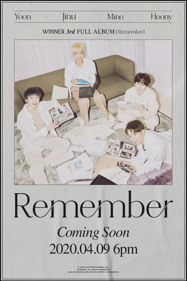 WINNER / Фото = YG ENTERTAINMENT
