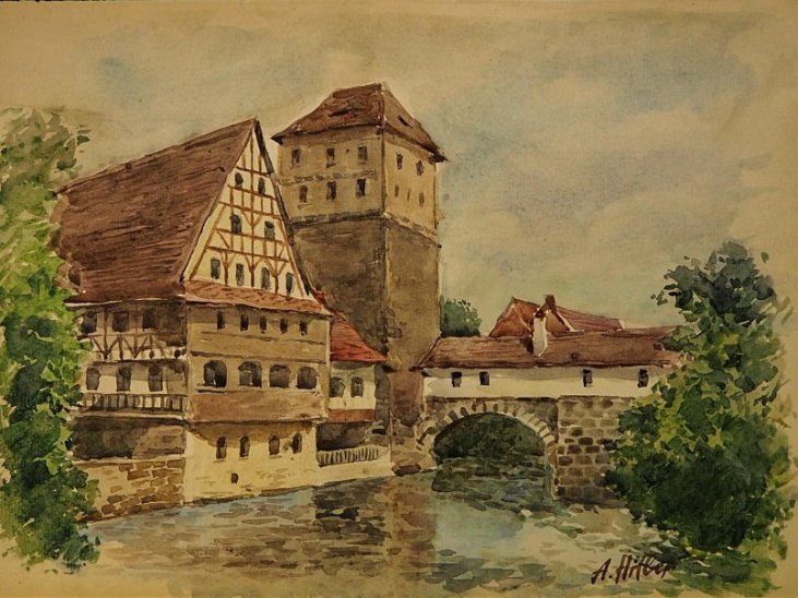 Картина Адольфа Гитлера 