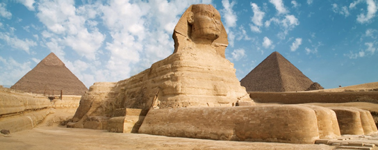 Большой сфинкс на плато Гиза. 