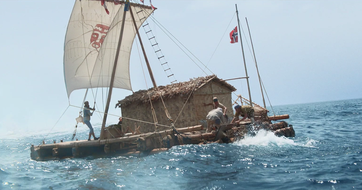 Кадр из фильма "Кон-Тики", 2012г.