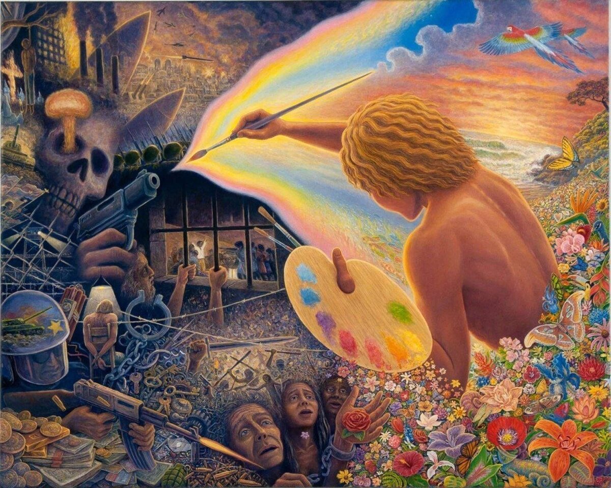 Mark Henson -  Paintbrush Warrior 