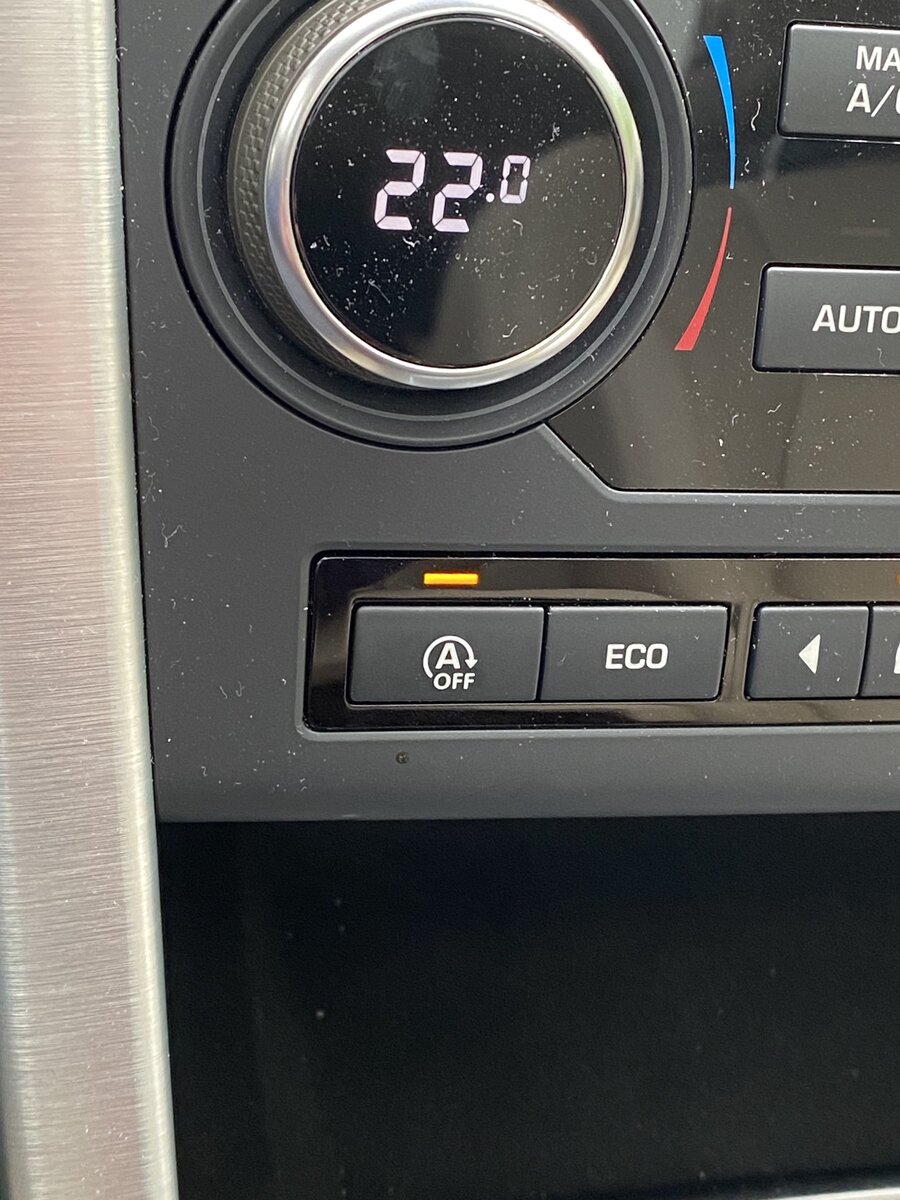 Кнопка отключения автоматического старт-стоп