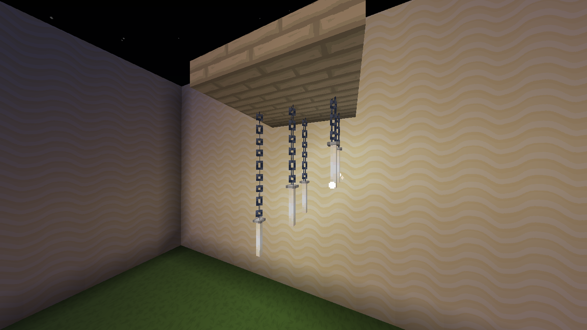 Люстра из стержней Энда.