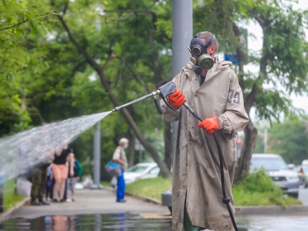 Дезинфекция улиц