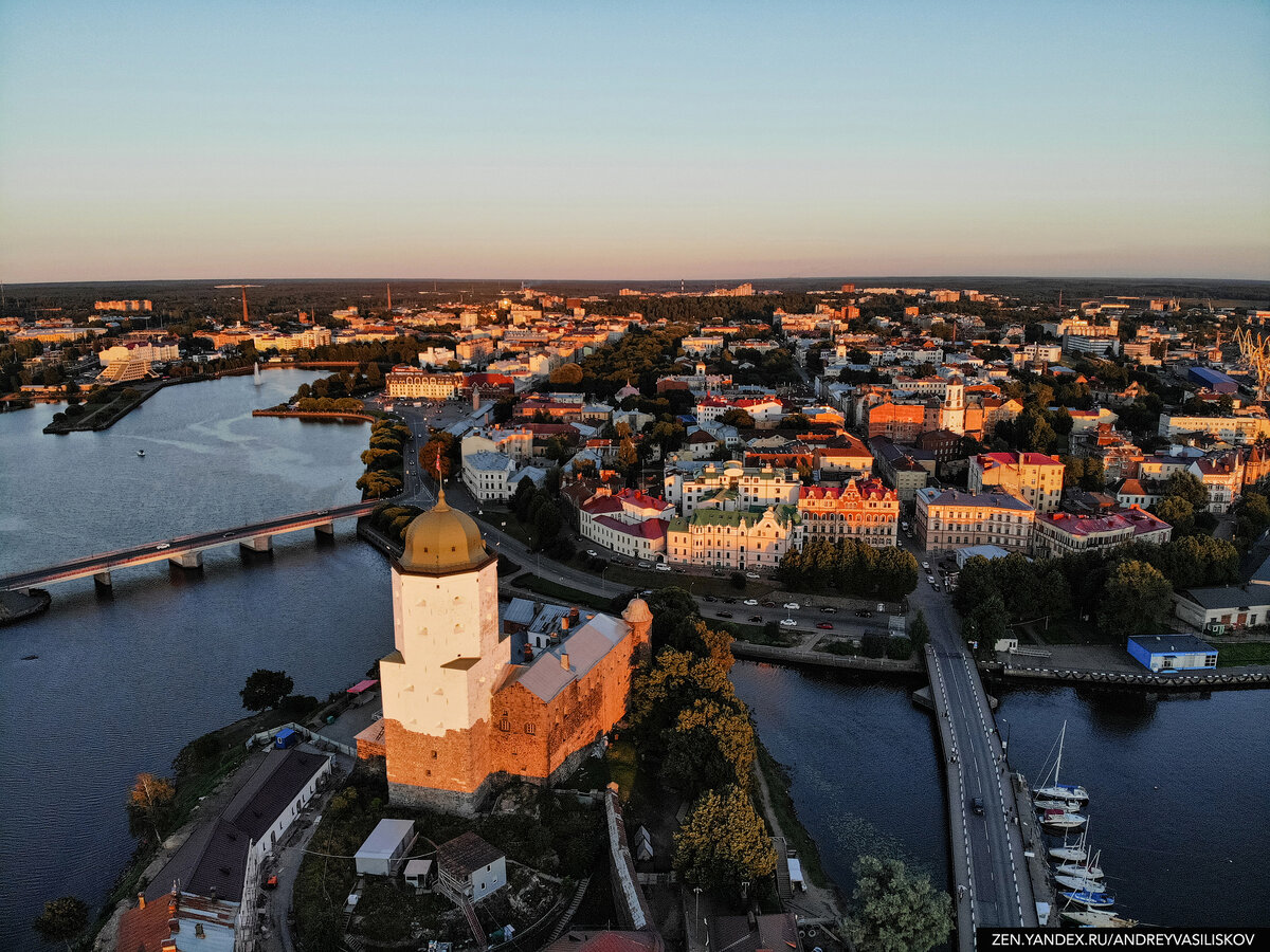 Выборг на закате. Все фото автора