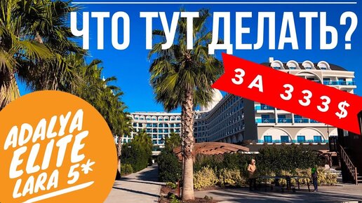 Турция отдых! Что ждёт за 333$ Русские купаются в море в январе Адалия Элит Лара, Анталия