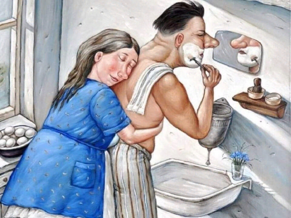 Картина жена ушла