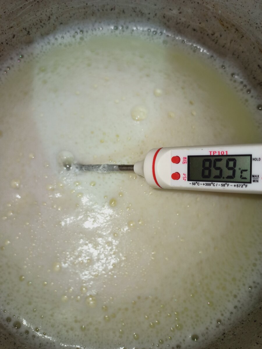 Такая пена образуется во время варки