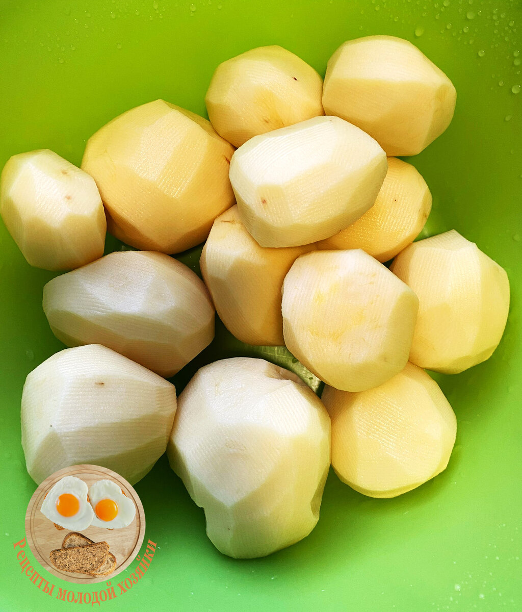 Помытый картофель