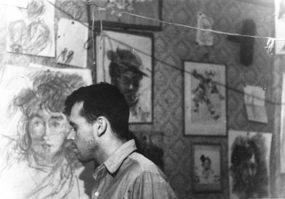 Анатолий Зверев в молодости