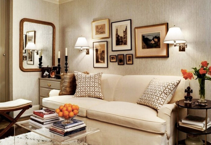 Бра в гостинной