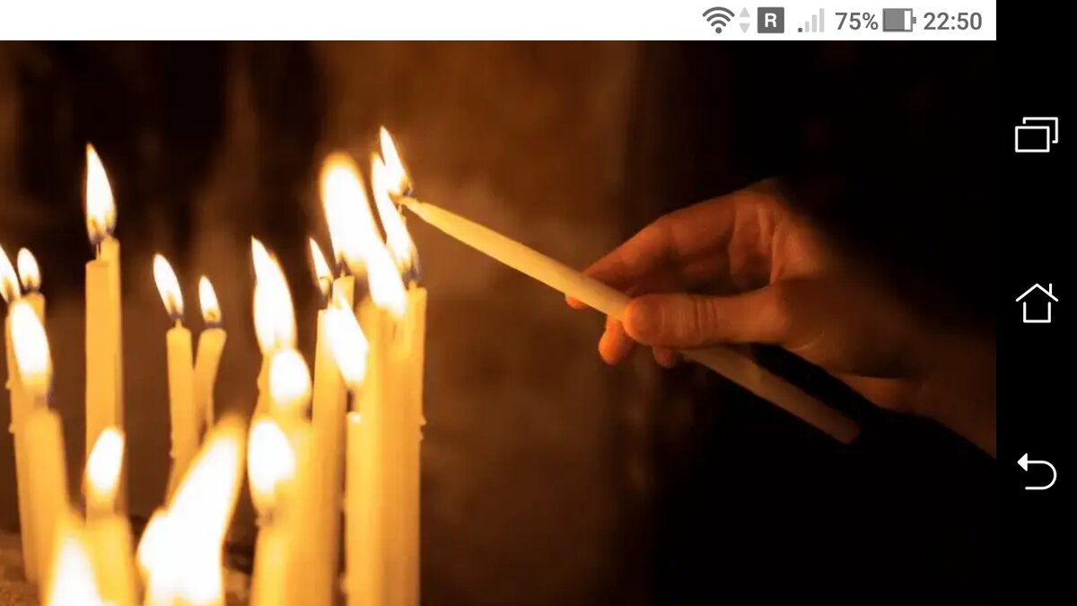 фото Что означает примета, когда потухла церковная свеча