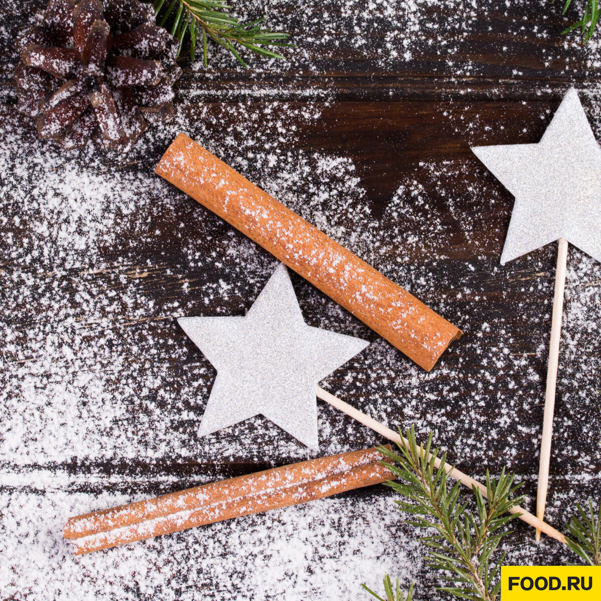 Рисунки сахарной пудрой