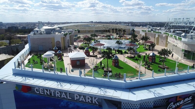 Крыша торгового центра "Central Park", г. Курск