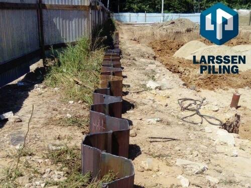 Шпунтовое ограждение 