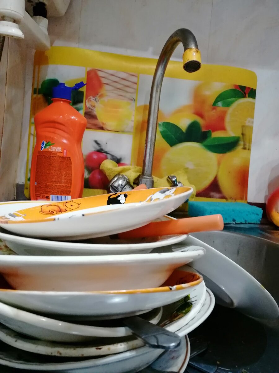 Меня давно не пугает груда грязной посуды. Наоборот, во время мытья посуды я отдыхаю и вдохновляюсь 