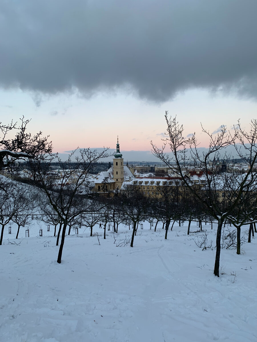 Заснеженная Прага 