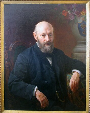 В. И. Шервуд. Портрет Г.А. Захарьина (1892). Орловский музей изобразительных искусств.  В свободном доступе. Источник: яндекс-картинки. 