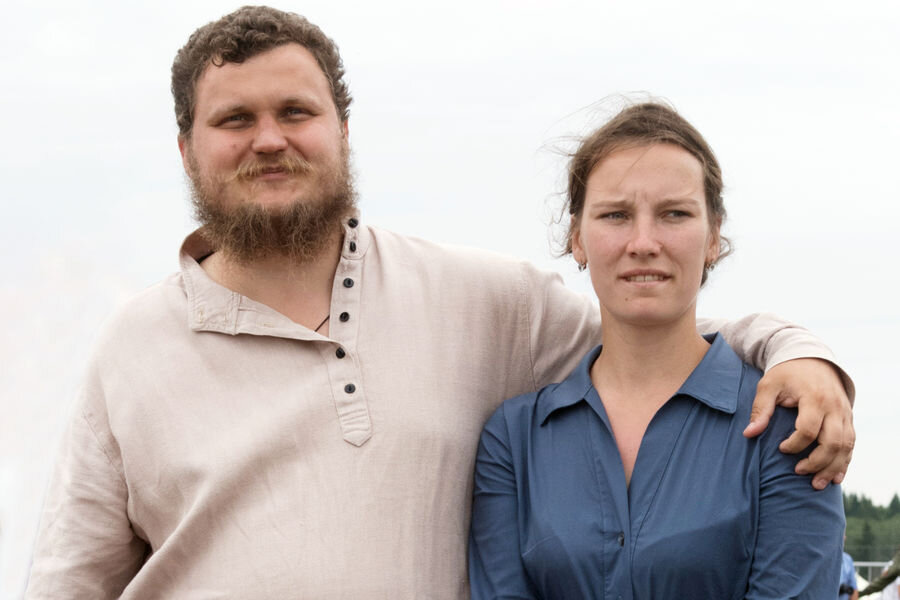 Олег и Пелагея. Говорящее фото.