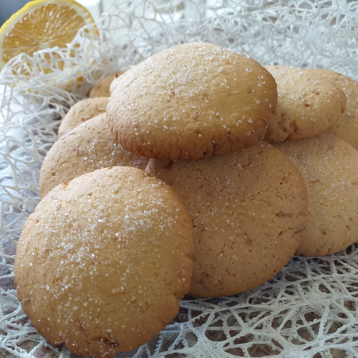 Печенье с лимонной прослойкой