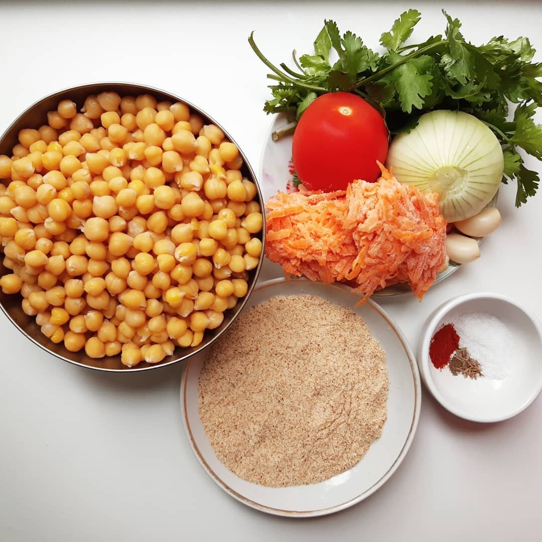 Ингредиенты для постных котлет