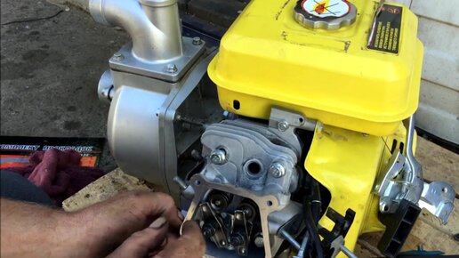 Замена прогоревшей прокладки головки мотоблока,мотопомпы... | Стальной ...