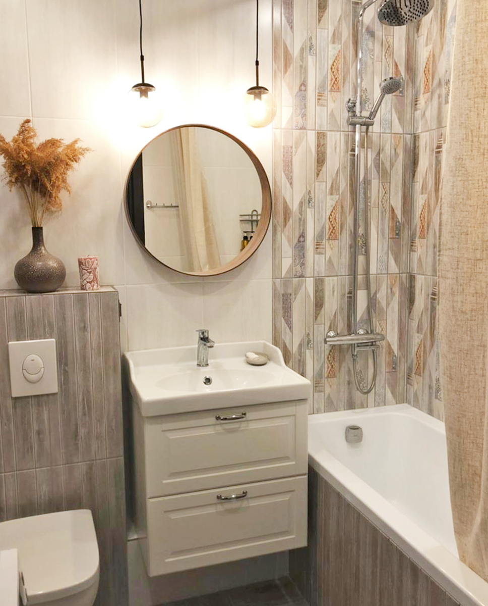 Сочетание модерна и скандинавского стиля от консультанта-дизайнера КераМир Нурбаковой Лины 