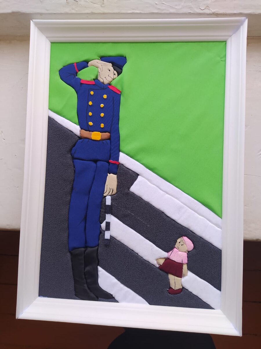 Пэчворк "Дядя Степа - милиционер"