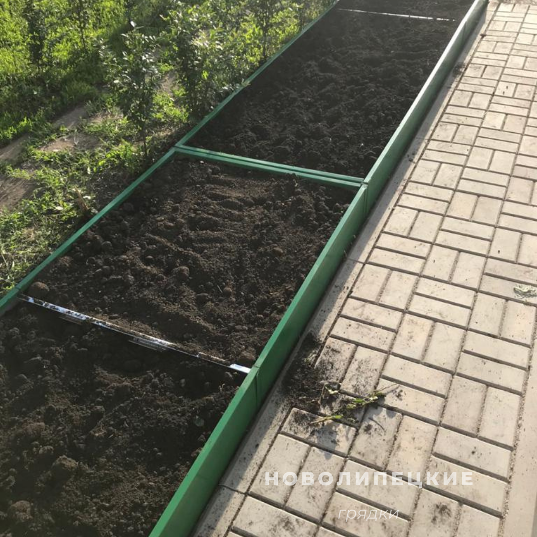 Грядка из оцинкованного металла с полимерным покрытием