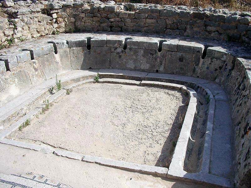 Римский туалет из Туниса, 3 век до н.э. 