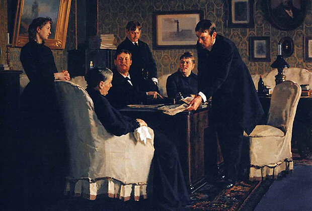 Акинфиевичи. Как братья наследство делили. Иллюстрация из открытых источников.