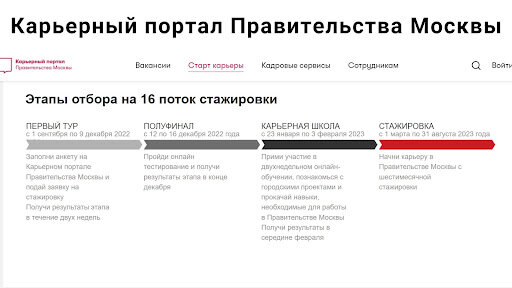 Сайт карьерный портал правительства москвы