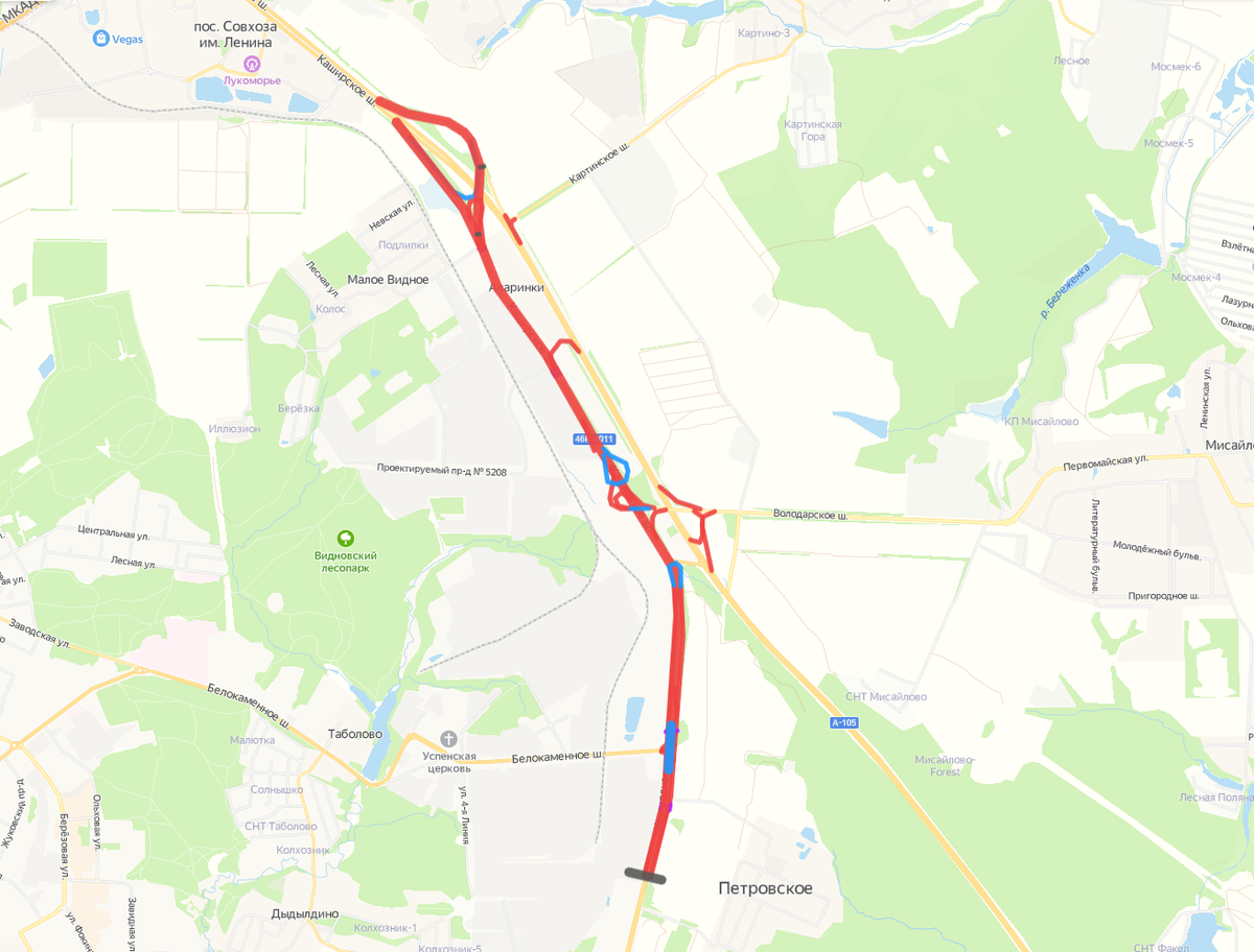 Каширское шоссе реконструируют от трассы А-105 «Москва – аэропорт  Домодедово» до Петровского — обзор проекта | Владислав Панкратов | Дзен