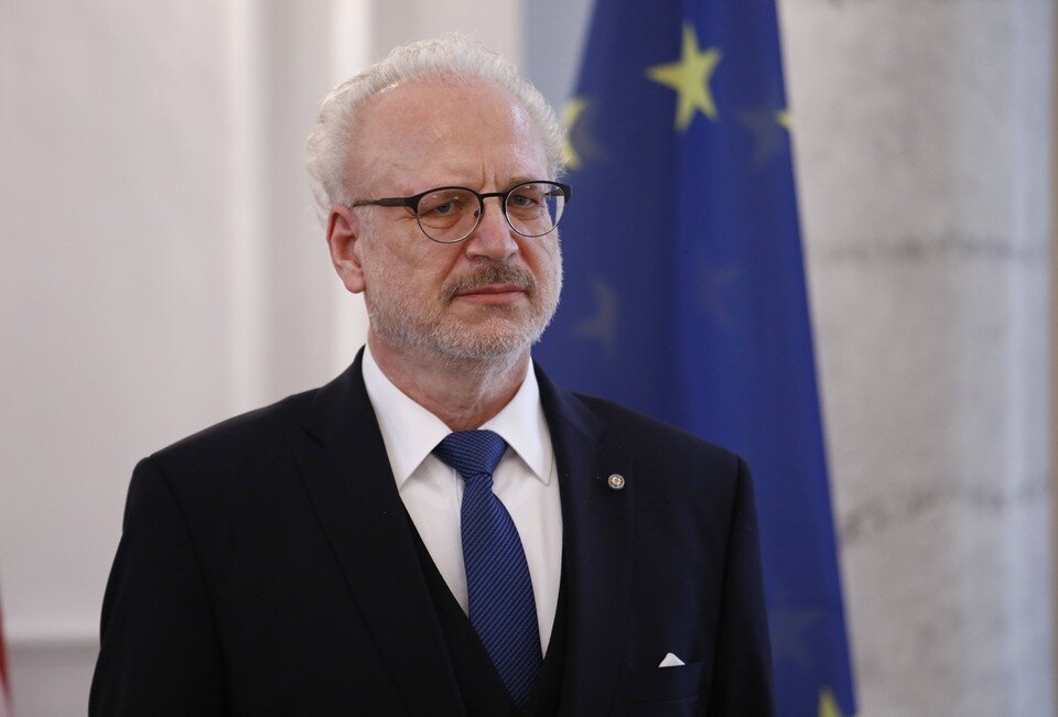     Президент Латвии Эгилс Левитс.  GLOBAL LOOK PRESS