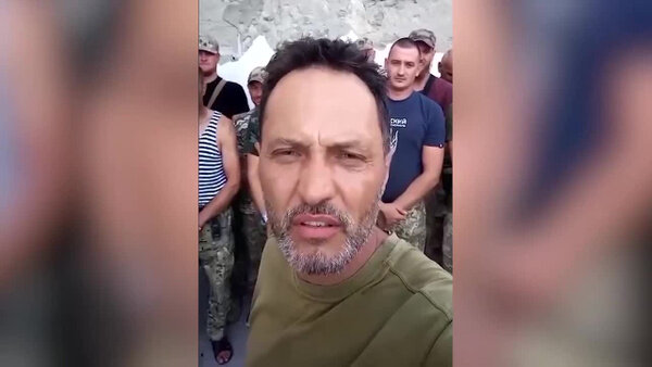 Видеообращение пехотинцев ВСУ. © Telegram / Kadyrov_95