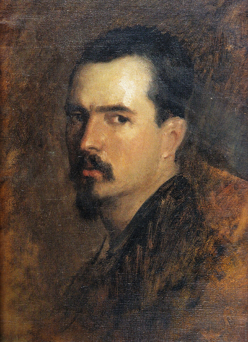 Автопортрет, художник Николае Григореску (Nicolae Grigorescu)